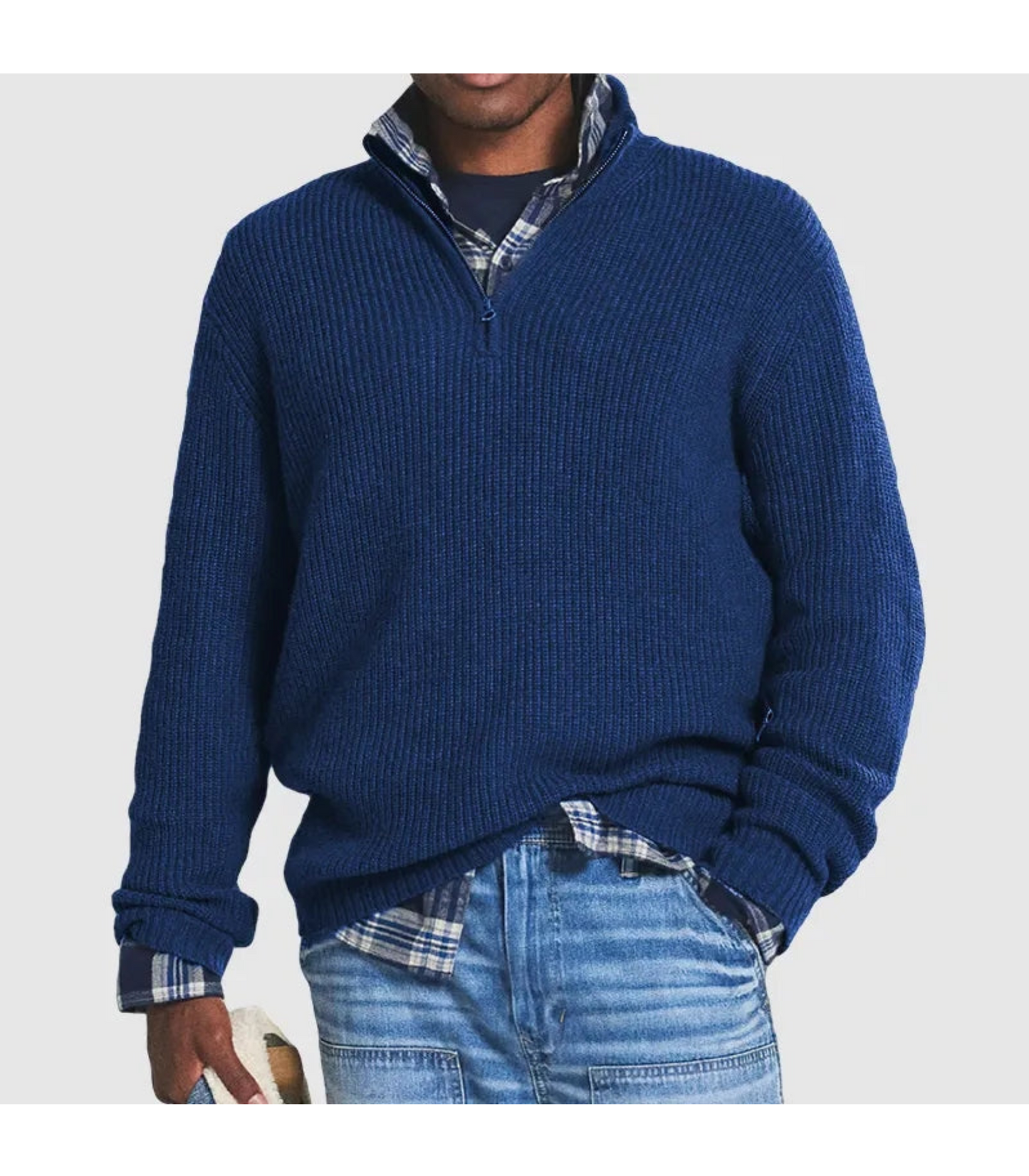 Lucas – Warme Half-Zip Trui voor Heren