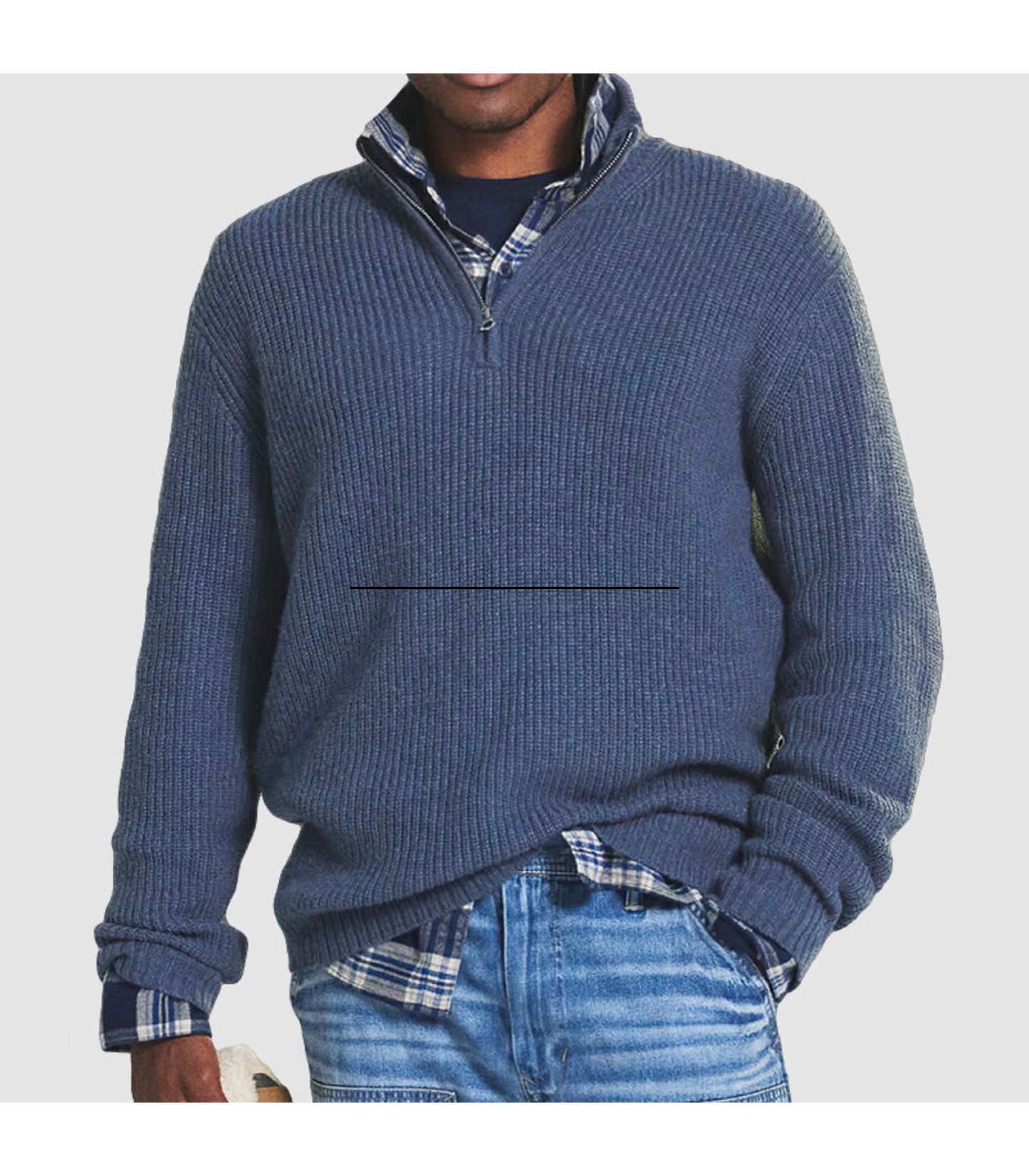 Lucas – Warme Half-Zip Trui voor Heren