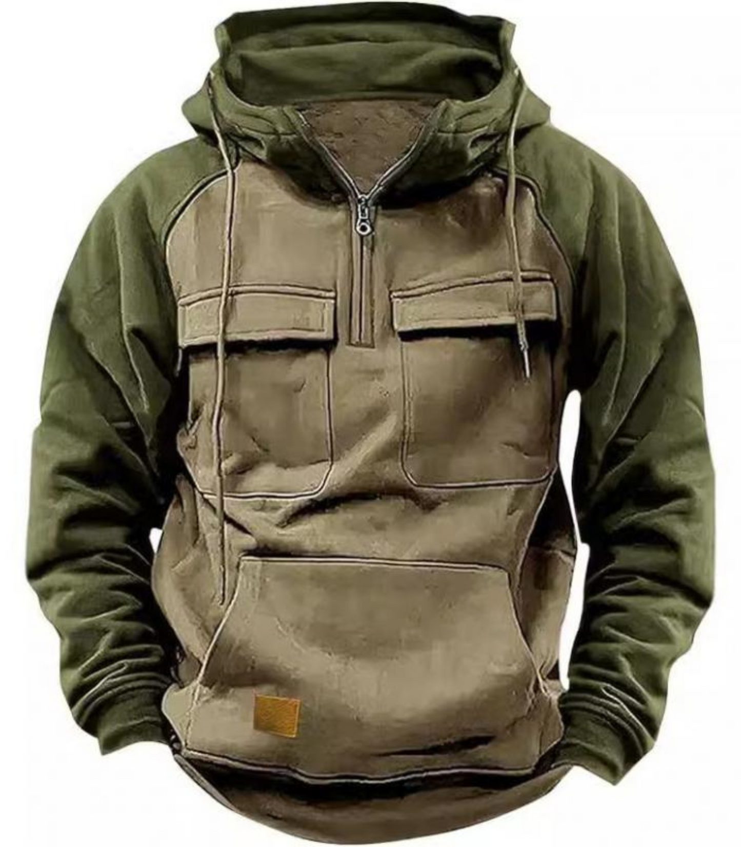 Tory - Kleurblok Cargo Hoodie