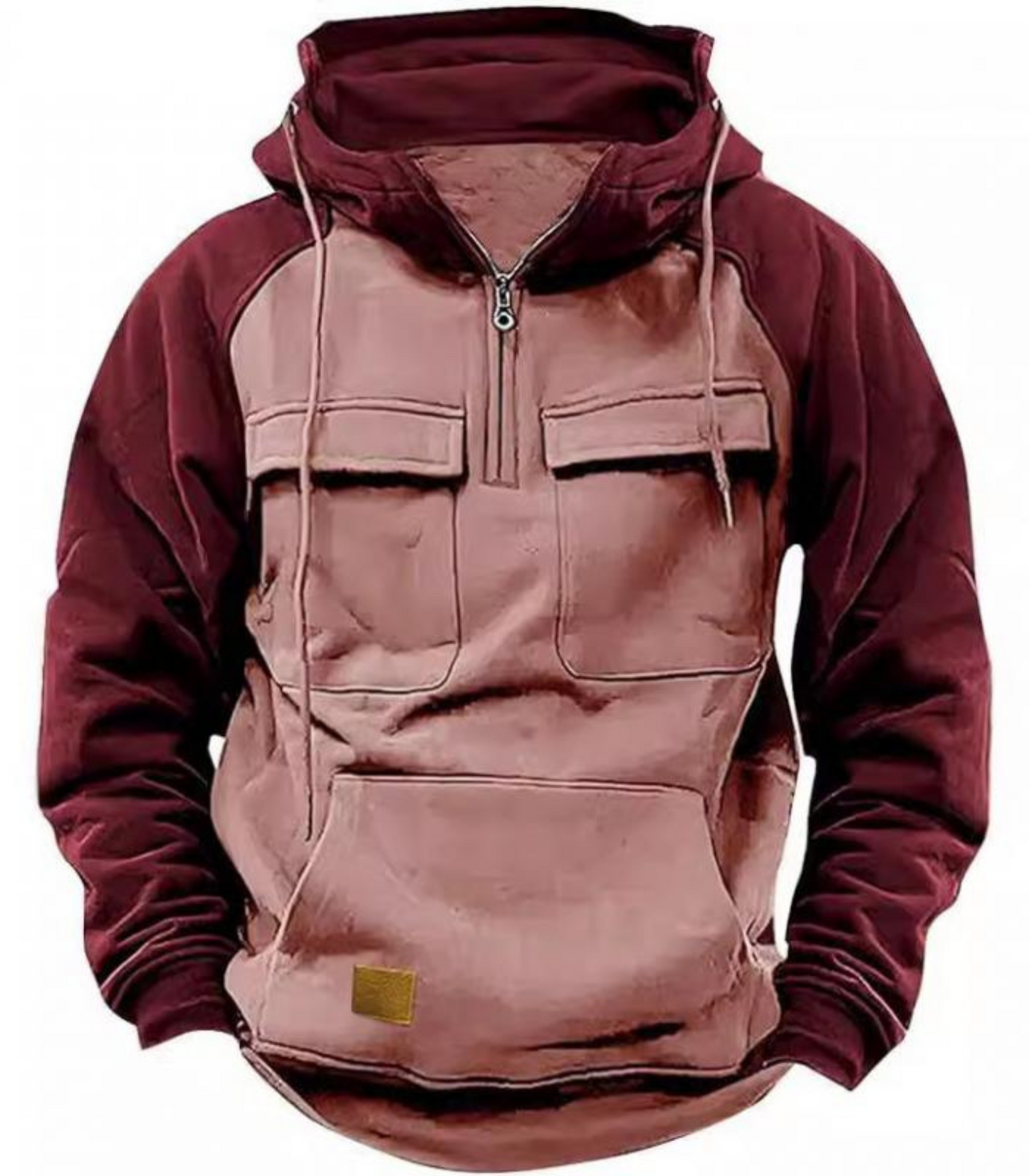 Tory - Kleurblok Cargo Hoodie