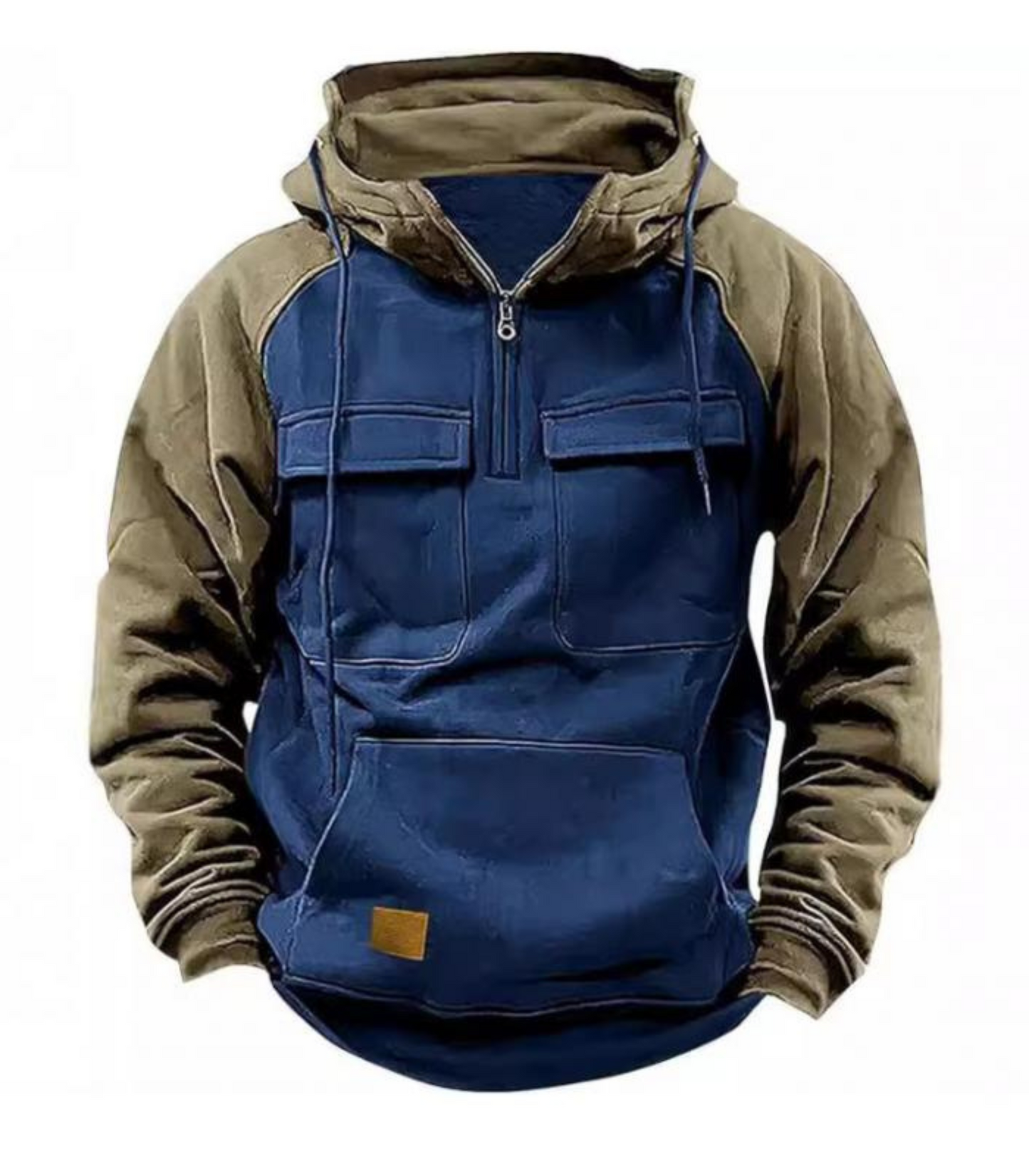 Tory - Kleurblok Cargo Hoodie