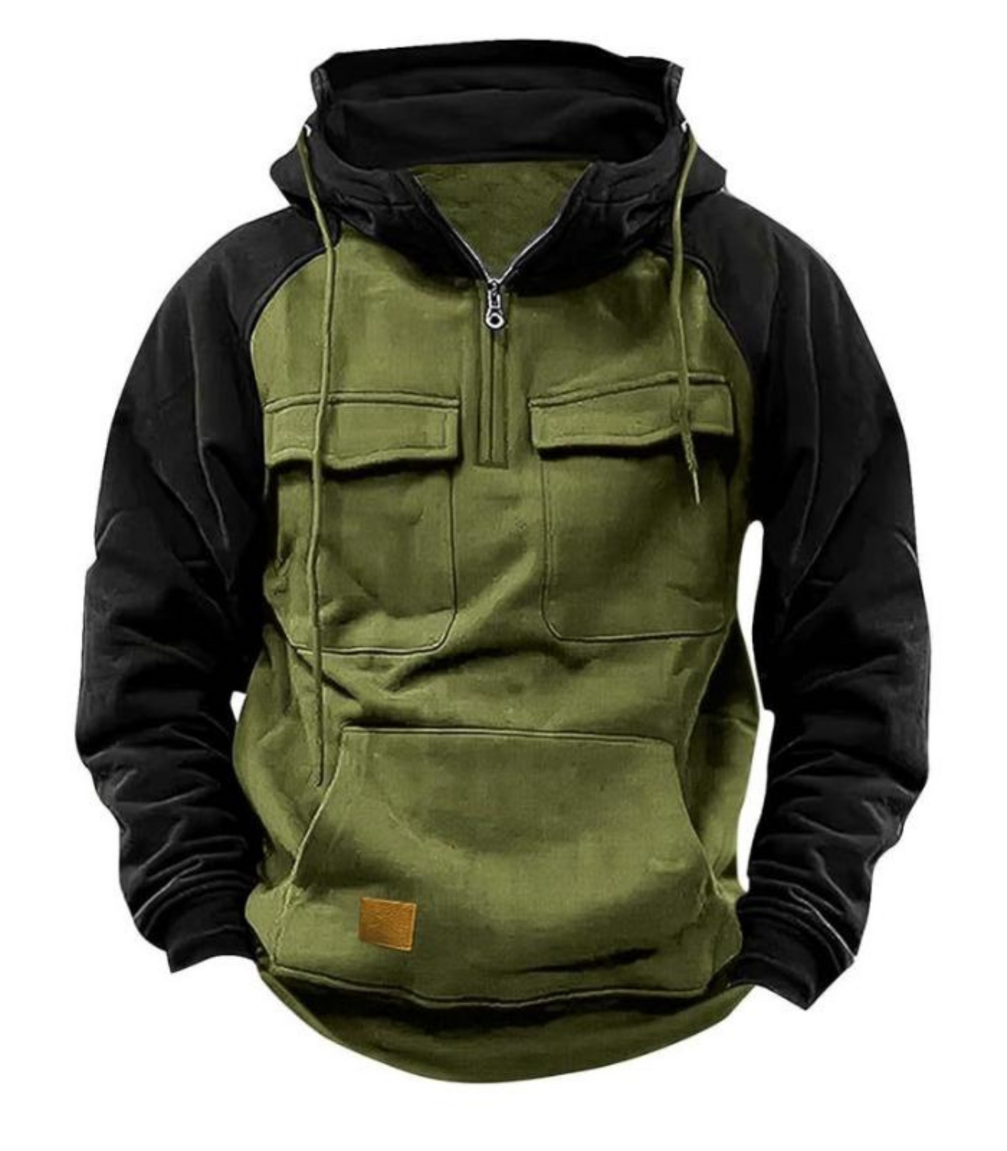 Tory - Kleurblok Cargo Hoodie