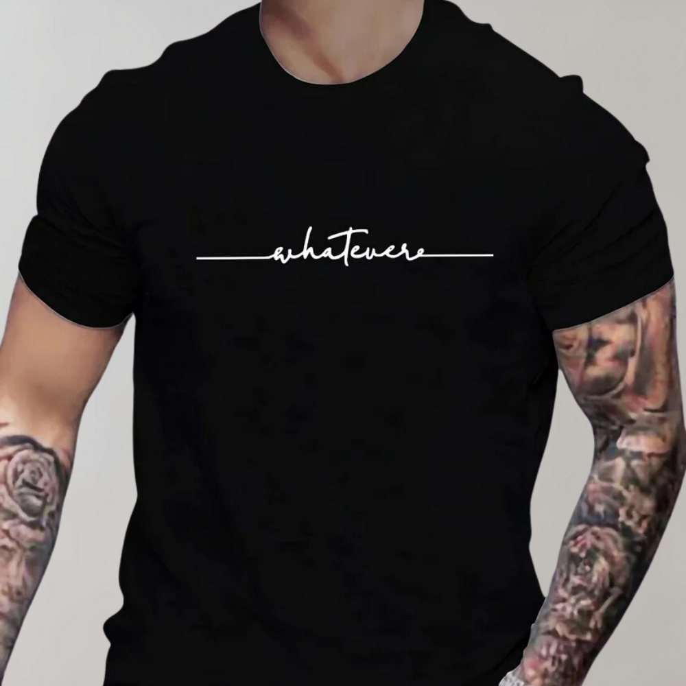 Bram - Casual Heren T-shirt met Ronde Hals