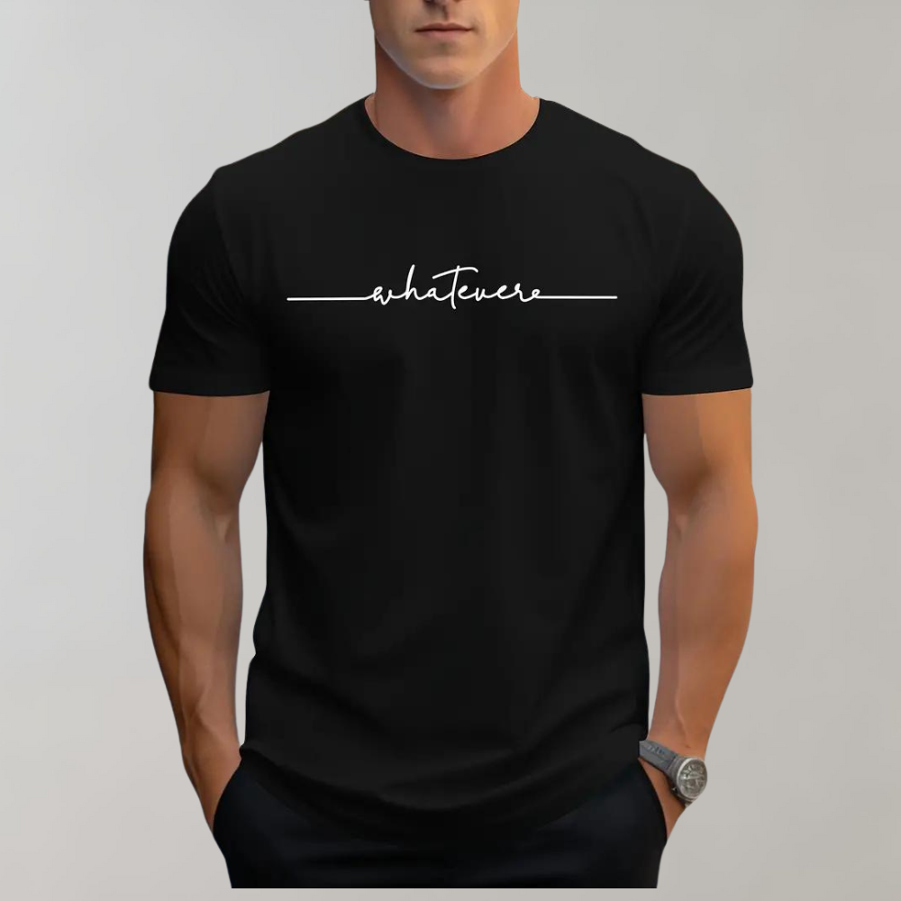 Bram - Casual Heren T-shirt met Ronde Hals