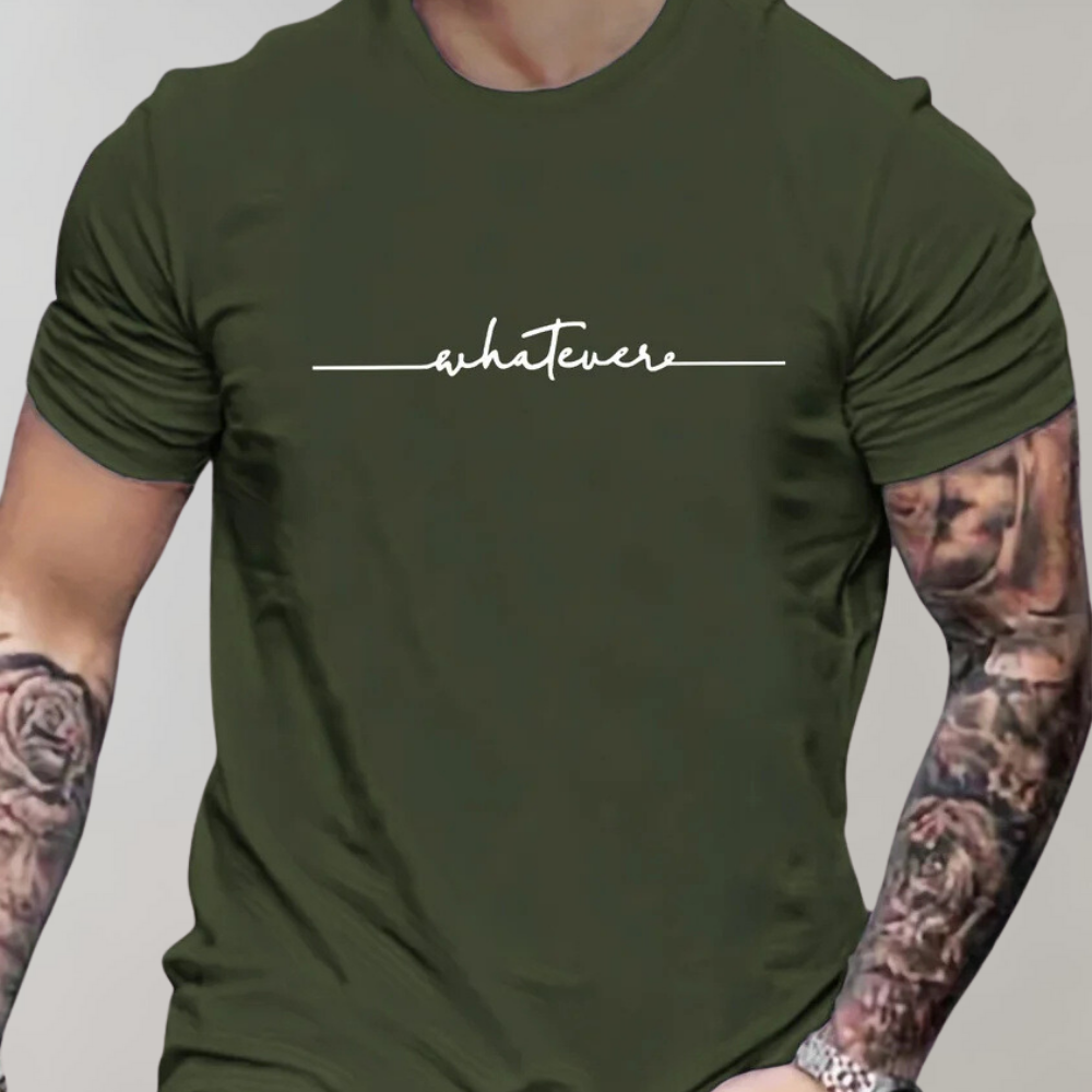 Bram - Casual Heren T-shirt met Ronde Hals