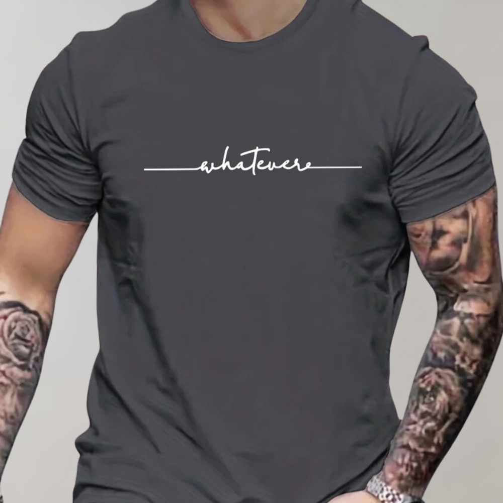 Bram - Casual Heren T-shirt met Ronde Hals