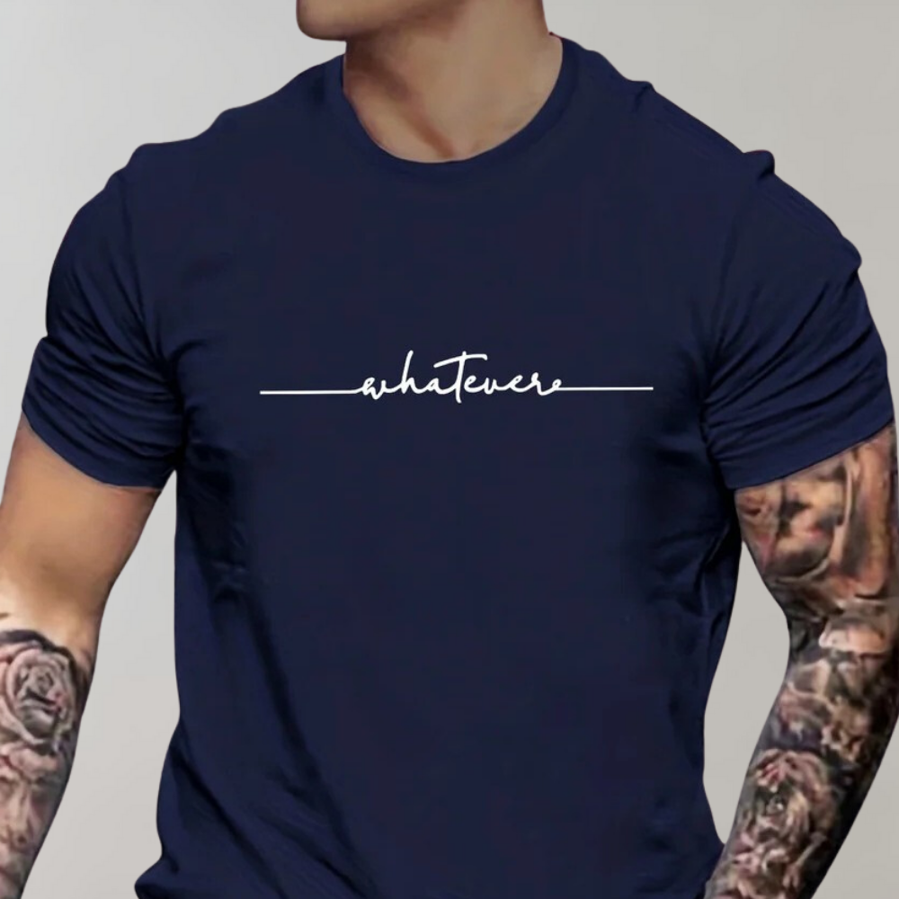 Bram - Casual Heren T-shirt met Ronde Hals