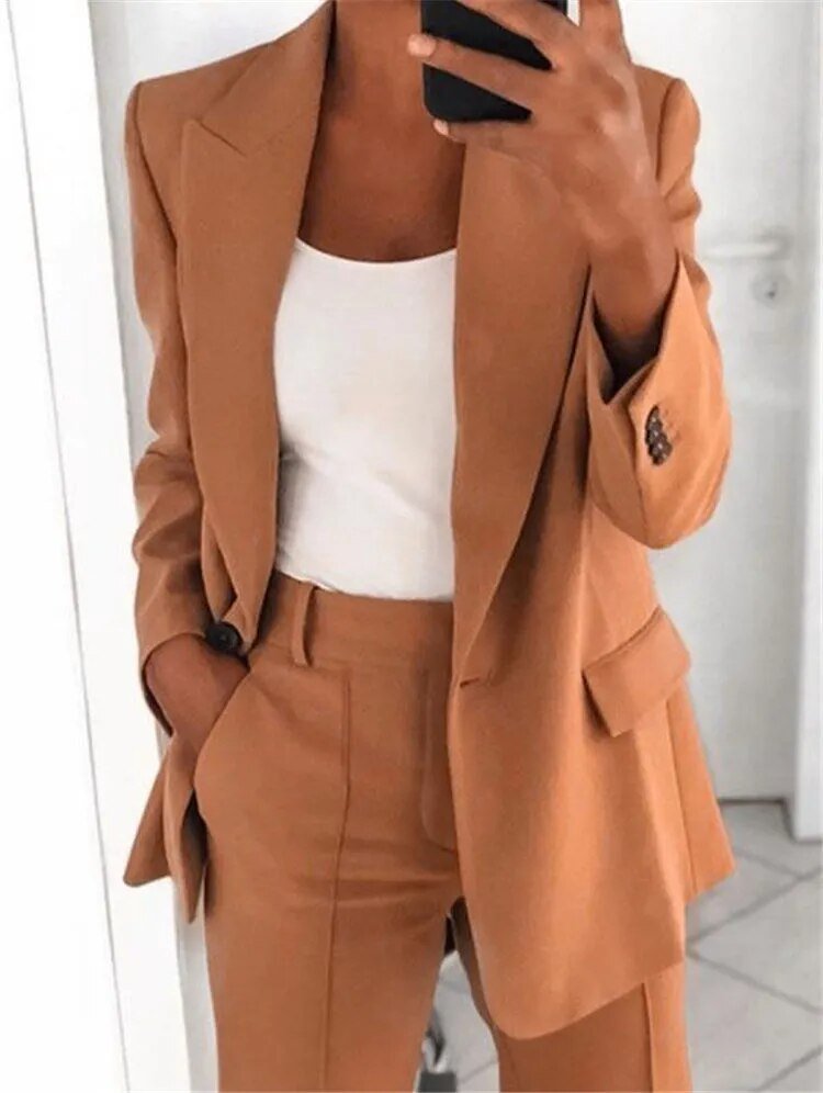 Delia - Business Set Blazer en Broek