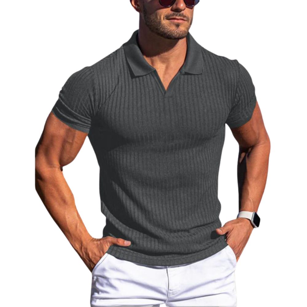 Hindrik - Muscle Fit Poloshirt voor Heren