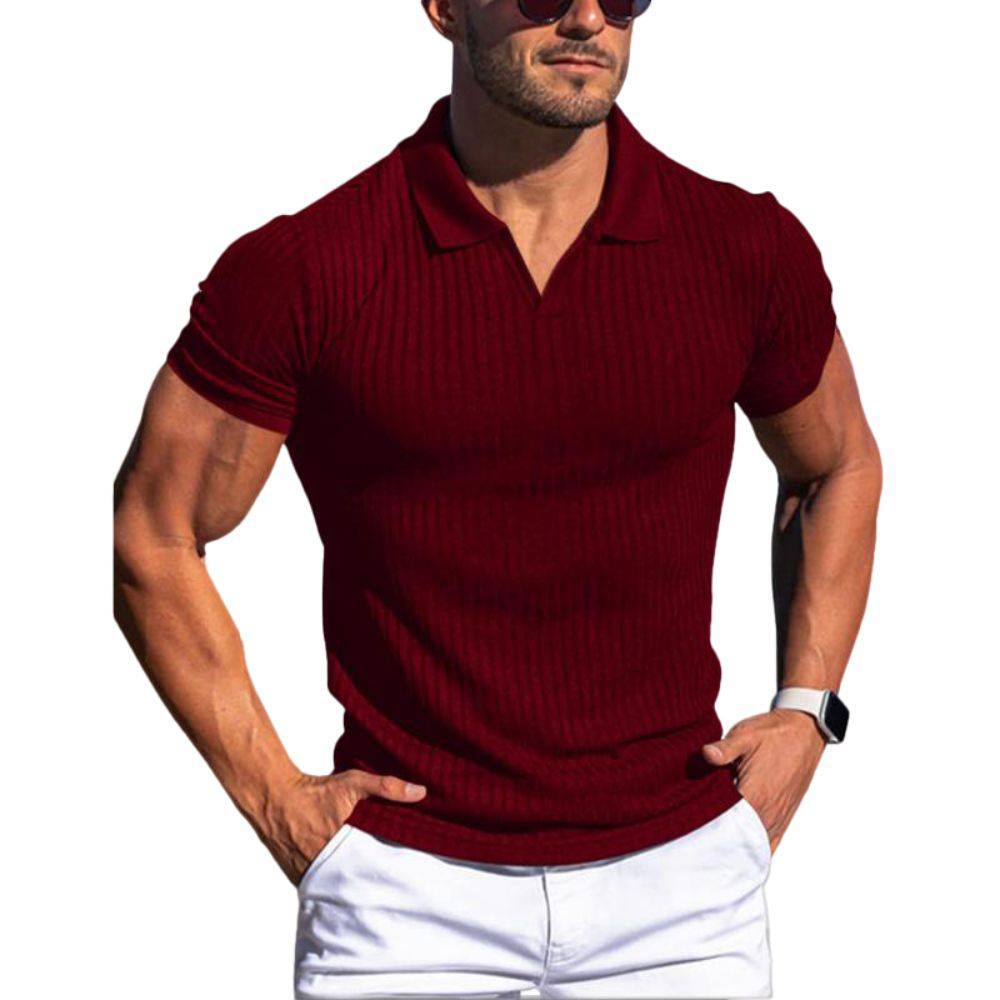 Hindrik - Muscle Fit Poloshirt voor Heren