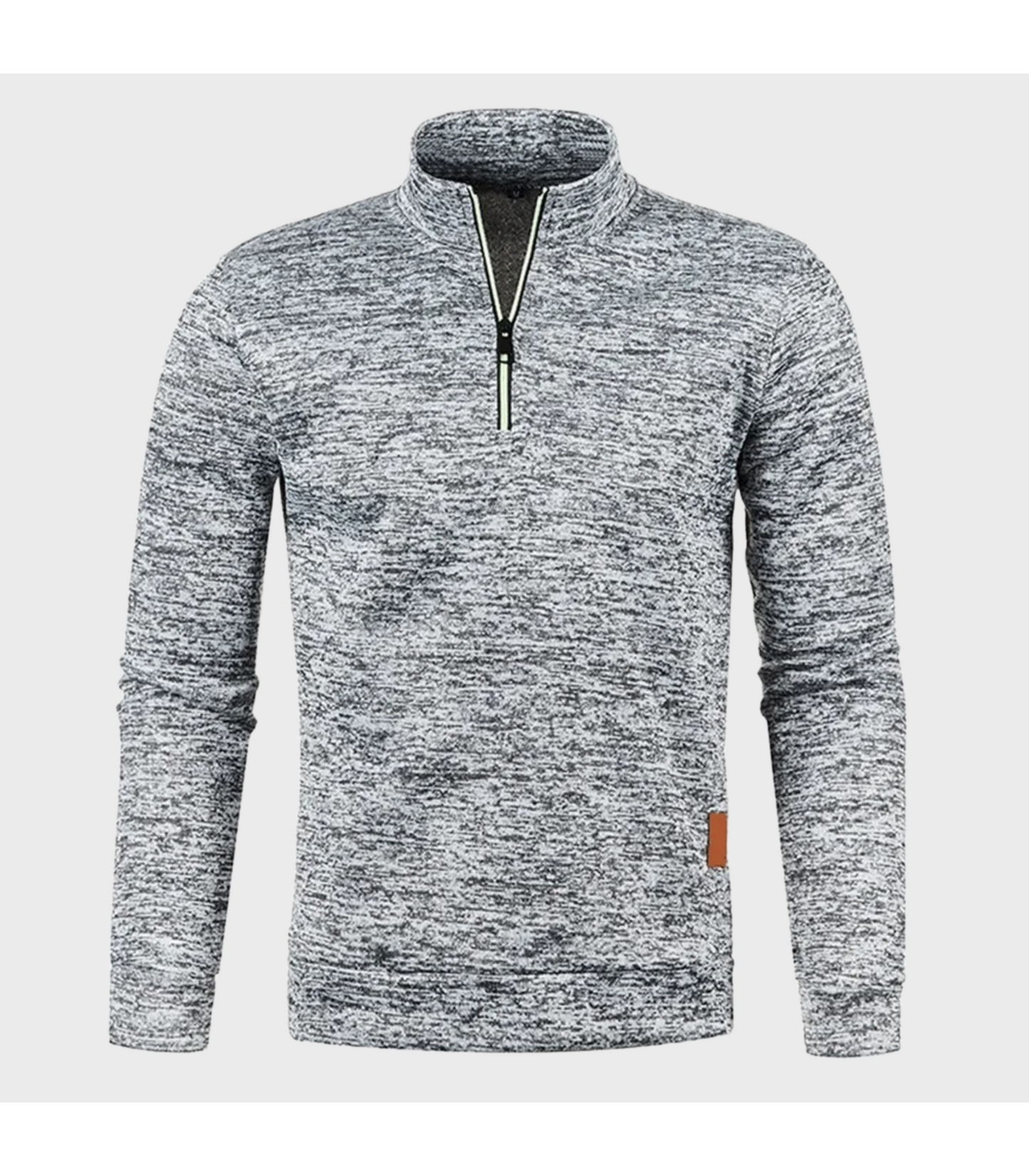 Joas - Warme herensweater met rits