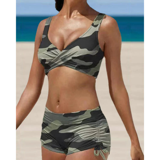Chahida - Verstelbare Bikini met Trendy Print